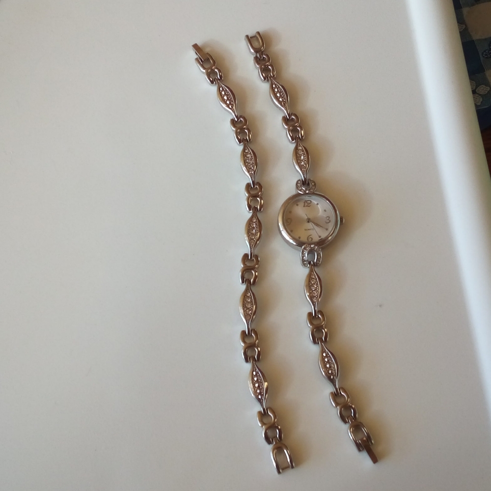 Watch and matching bracelet set.